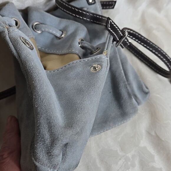 Neiman Marcus Grey Suede Mini Bag - Picture 10 of 11